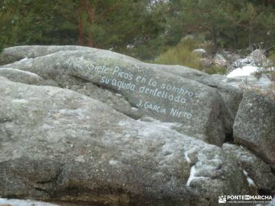 Hiking Calzada Romana de Cercedilla; el tiemblo piedralaves miradores madrid cañones del sil